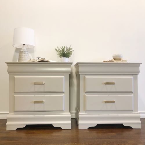 Greige Nightstands